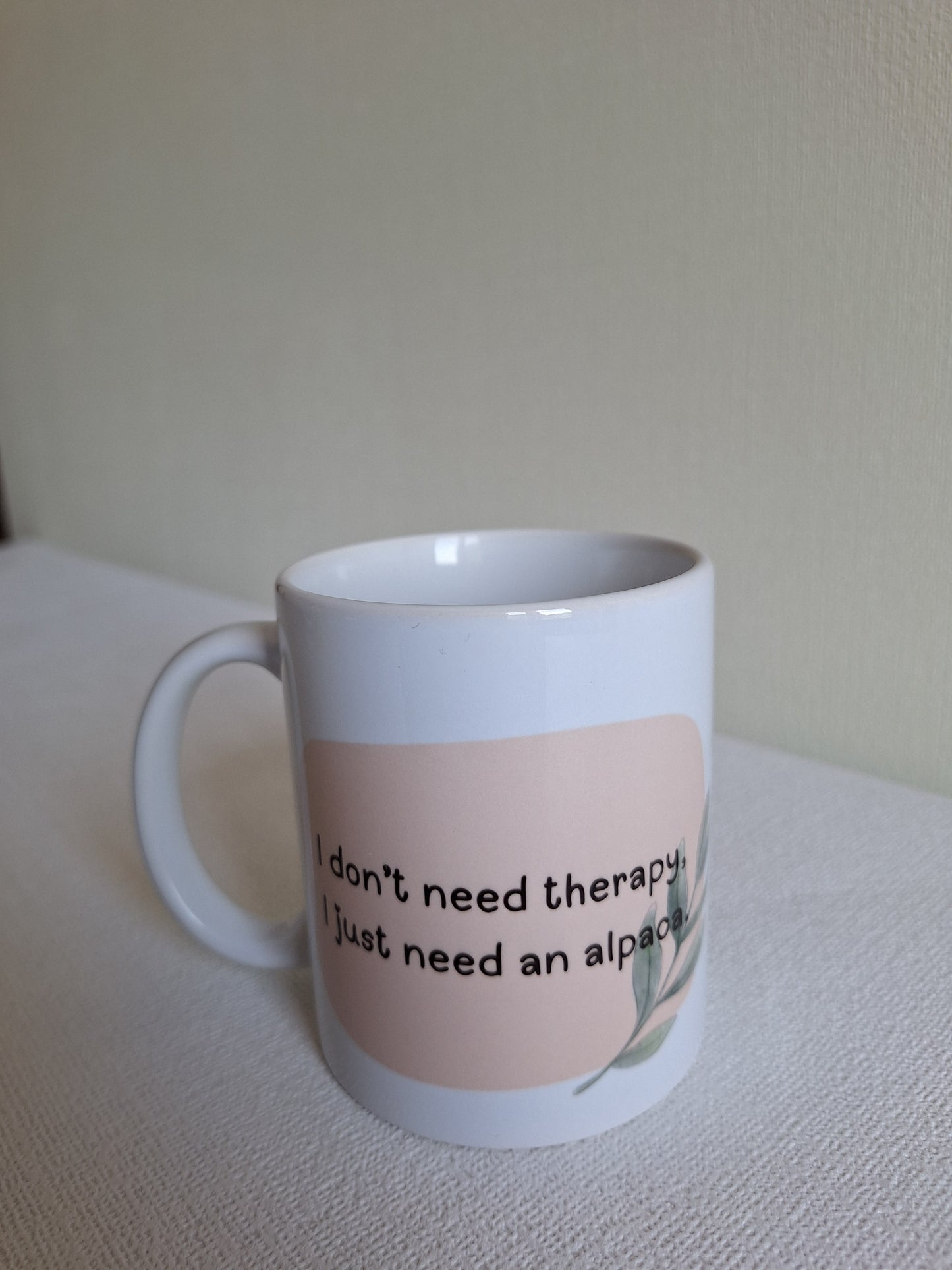 Krus med alpakkadesign